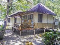 Plastic style imageÃ¢â¬â¹ -Ã¢â¬â¹ Bungalow in the middle of nature, Beachfront accommodation in Ko Royalty Free Stock Photo